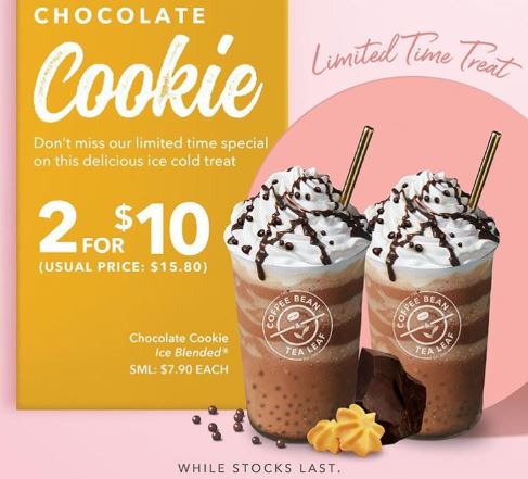 Coffee Bean Limited Time Offer New Price
