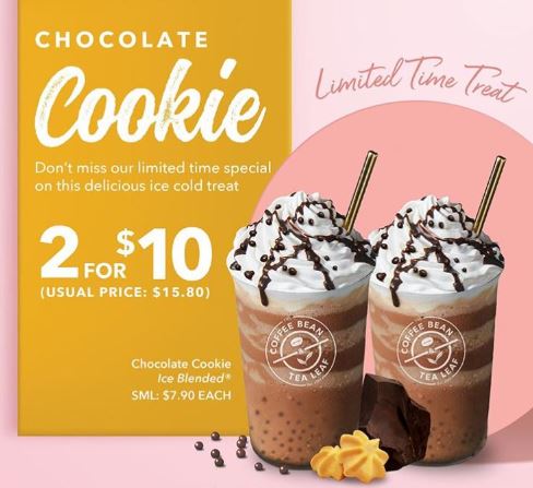 Coffee Bean Limited Time Offer