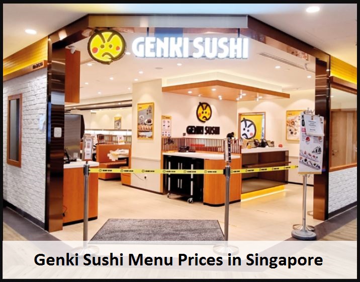 Genki Sushi Menu Prices in Singapore