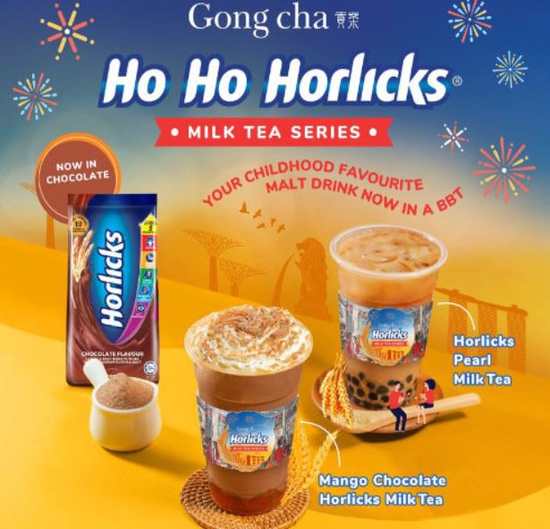 Gong Cha Menu Horlicks Series