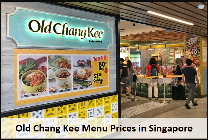Old Chang Kee Menu Prices in Singapore