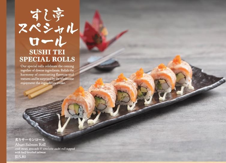 Sushi Tei Special Rolls Menu
